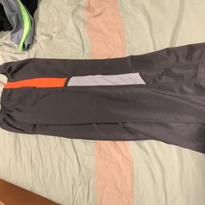 Grey and orange boys athletic jogging/sweat pants